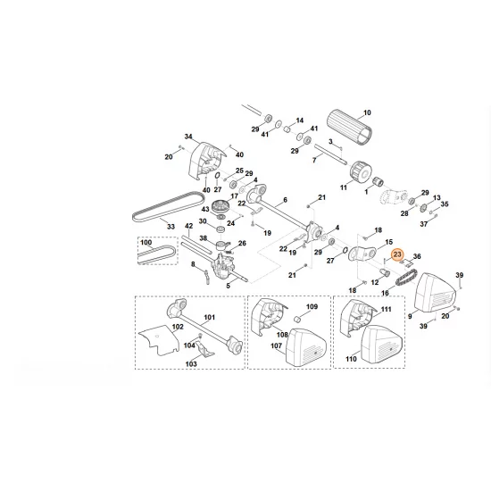 STIHL   Kołek rozprężny 4x20 9384 620 2130